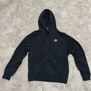Black Nike Men's Sportswear Club Fleece Hoodie